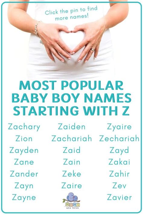 211 Baby Boy Names That Start With Z .